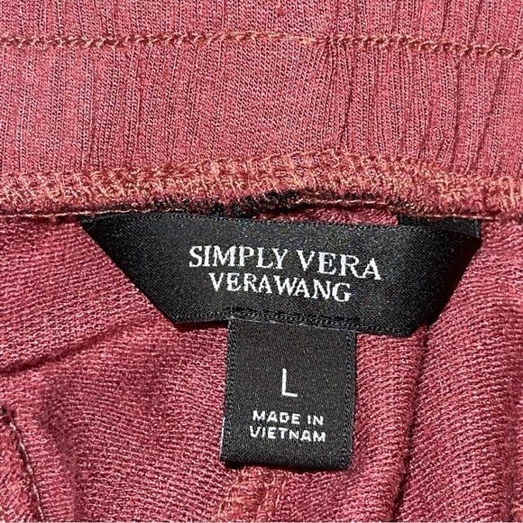 Simply Vera Wang Women Pants Size L - Picture 5 of 5